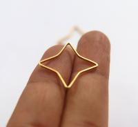 Brass Charms, Beading Supplies vintage supply, wire craft supply, jewelry 25/75/150/500 Pieces