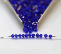 4mm Cobalt Swarovski Bicone beads 36/72/144/432/720 Pieces embroidery materials, jewelry making, craft supplies, decorations