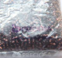 6/0 glass Seed Beads Amethyst Transparent Copper Lined 10/50/100/250 Grams size 6 Preciosa Rocaille 4mm spacer beads, large, big hole