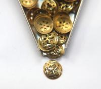 Brass diamond cut discs 2.5x12.5x0.8mm 10/25/50/200 Pieces Brass Fittings