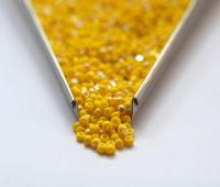 8/0 Charlotte Cut Beads Patina Opaque Yellow Aurore Boreale 10/20/50/250/500 Grams PREMIUM SEED Beads jewelry supply vintage findings