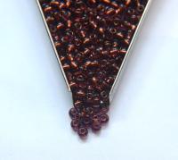 6/0 glass Seed Beads Amethyst Transparent Copper Lined 10/50/100/250 Grams size 6 Preciosa Rocaille 4mm spacer beads, large, big hole