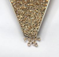 6/0 glass Seed Beads Crystal Transparent Gold Lined Iris 10/50/100/250 Grams size 6 Preciosa Rocaille 4mm spacer beads, large, big hole