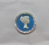 30 MM Swarovski Decorative Crystal Pendant Beads in Crystal AB vintage findings, jewelry making