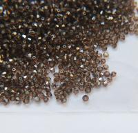 3mm Light Smoked Topaz Satin Swarovski Bicone 5301 Beads 36/72/144/432/720 Pieces Jewelry findings, embroidery materials, jewelry making