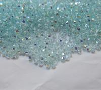 3mm Light Azore Aurore Boreale Swarovski Bicone beads rainbow 36/72/144/432/720 Pieces rainbow beads, jewelry making, couture embellishments