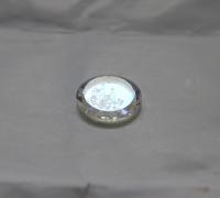 20mm Very Rare Vintage Neuschwanstein Castle engraved Swarovski Round Pendants Crystal Aurore Boreale drop 2/6/12 Pieces vintage findings