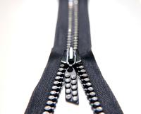 SS12 (3mm),  12 inch Swarovski Crystal  Rhinestone Black Zipper closed at one end by PC, 80300