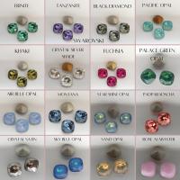 Vintage Swarovski 12 mm (42 Colours) Rounded Square 4470 Premier Crystal Rhinestones 2/6/12/36 Pieces gemstones