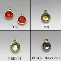 Swarovski 10mm Round setting drop one loop (4 Colours) 12/24/100/500 Pieces jewelry supplies