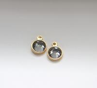 Swarovski 10mm Round setting drop one loop (4 Colours) 12/24/100/500 Pieces jewelry supplies