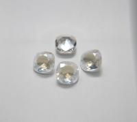 Vintage Swarovski 12 mm Rounded Square 4470 UNFOILED Premier Crystal Rhinestones for rings earrings gemstones