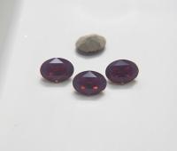 Vintage Swarovski 14x10 mm Crystal Cyclamen Opal Oval Shape 4128/4100 Premier Crystal Rhinestones gemstones, jewlery