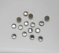 34SS Vintage Swarovski Hotfix Silver/Gold Ringed Rose 2039 Swarovski Roses (7.2 mm) Made in Austria 36/72/288/720  Pieces