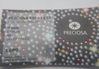 9mm Preciosa Crystal Flat Back Sew-On Stone - Loch Rose 12 Facet Sew-on STONES 6/24/72/144 Pieces, embroidery materials, wedding decoration