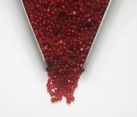 11/0 Charlotte Cut Beads Matt Red Antique Gold Lined 10/20/50/250/500 Grams embroidery materials, jewelry making, native beads