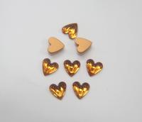 Swarovski 10 mm Article # 2893/4 Vintage Flat Back Heart Cabochon Cabs (4 colors) 2/6/12/36 pieces home decorations / jewelry making