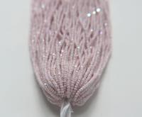 11/0 Hanks Charlotte Cut Beads Premium Patina Opaque Petal Pink Aurore Boreale 1/5/25/50/100 Hanks PREMIUM SEED BEADS, Native Supplies