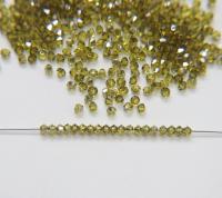 3mm Citrine Satin Swarovski Bicone beads 36/72/144/432/720 Pieces Jewelry findings, embroidery materials, jewelry making, craft supplies
