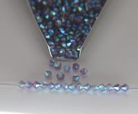 4mm Preciosa Amethyst Opal 2X Aurore Boreale Bicones Beads 36/72/144/432/720 Pieces PREMIUM MATERIALS,embroidery materials
