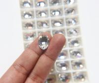 Swarovski 3210 Oval Sew-On 16X11 mm Crystal Sew Bead, embroidery, jewelry parts 2/6/12/24/72 pieces bridal decorations, embroidery material