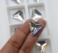22 mm Swarovski (3270) Cosmic Triangle Crystal, embroidery, jewelry parts 1/2/6/24 pieces bridal decorations, embroidery materials