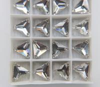 16 mm Swarovski (3270) Cosmic Triangle Crystal, embroidery, jewelry parts 2/6/24/72 pieces bridal decorations, embroidery materials