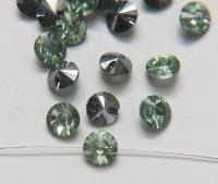 10mm Vintage Swarovski 3015 Sew On Rivoli Button Genuine Swarovski Crystal 2/6/12 pieces