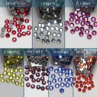 16SS Vintage Preciosa Hotfix Roses 4mm (14 Colors) Made in Czech Republic 72/288/720/1440 Pieces