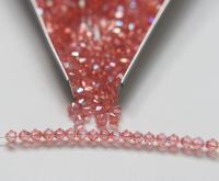 4mm Swarovski Rose Peach Aurore Boreale Bicones beads rainbow 36/72/144/432/720 Pieces rainbow beads, jewelry making, couture embellishment