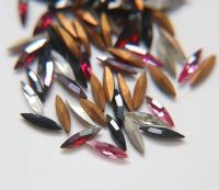 11x3mm Swarovski Mix Colors Marquise New Vintage Pointy Back Navette 4200 crystals Jewery making stones gemstones