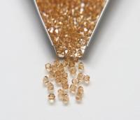 4mm Crystal Brandy Swarovski Bicone beads 36/72/144/432/720 Pieces (247) jewelry supplies, couture embroidery, wedding embellishments