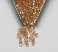 4mm Crystal Brandy Swarovski Bicone beads 36/72/144/432/720 Pieces (247) jewelry supplies, couture embroidery, wedding embellishments