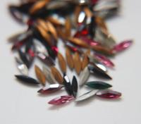 11x3mm Swarovski Mix Colors Marquise New Vintage Pointy Back Navette 4200 crystals Jewery making stones gemstones