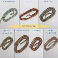 18PP Rhinestone Chain Swarovski vintage Matt 2.5 mm Wedding Bridal Supplies VINTAGE Jewelry Making decorations