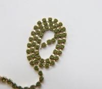 12SS MATT Rhinestone Chain Swarovski vintage 3mm vintage findings strass chains PREMIUM supplies wedding decorations laces