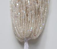 8/0 Hanks Charlotte Cut Beads Patina Transparent Crystal Aurore Boreale Hanks PREMIUM SEED BEADS Native Supplies ornament making