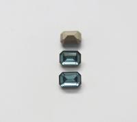 Vintage Swarovski 14x10 mm Octagon rare Fancy Stone gemstones jewlery making color zirconium