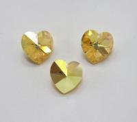 18 MM Swarovski Crystal Heart Pendant Beads 6202 Crystal drops in vintage findings jewelry making dangles decoration