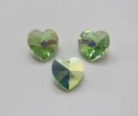 18 MM Swarovski Crystal Heart Pendant Beads 6202 Crystal drops in vintage findings jewelry making dangles decoration
