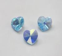 18 MM Swarovski Crystal Heart Pendant Beads 6202 Crystal drops in vintage findings jewelry making dangles decoration