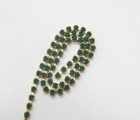 12SS MATT Rhinestone Chain Swarovski vintage 3mm vintage findings strass chains PREMIUM supplies wedding decorations laces