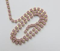 12SS MATT Rhinestone Chain Swarovski vintage 3mm vintage findings strass chains PREMIUM supplies wedding decorations laces