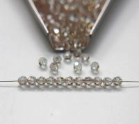 4mm Vintage Swarovski crystal beads Cantaloupe faceted round beads article 5000 PREMIUM rare vintage supplies jewelry making