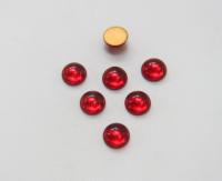 11 mm Swarovski Round Cabochon Cabs foiled Light Siam Article # 2090/4 Vintage Flat Back 2/6/36/72/144 Pieces