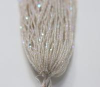 11/0 Hanks Charlotte Cut Beads Patina Crystal Luster Aurore Boreale Hanks PREMIUM SEED BEADS Native Supplies