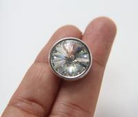 20mm chunky Swarovski Crystaletts Bezel Buttons Swarovski Crystal vintage articles