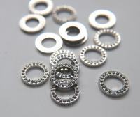 20mm Swarovski Round Ring 4 pieces Rhodium Plated Plastic findings vintage components jewelry making craft supplies decoration