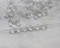 Vintage Preciosa 7.5x5mm Crystal Olive Beadsjewelry making Vintage beads embroidery materials jewelry making