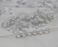 Vintage Preciosa 7.5x5mm Crystal Olive Beadsjewelry making Vintage beads embroidery materials jewelry making